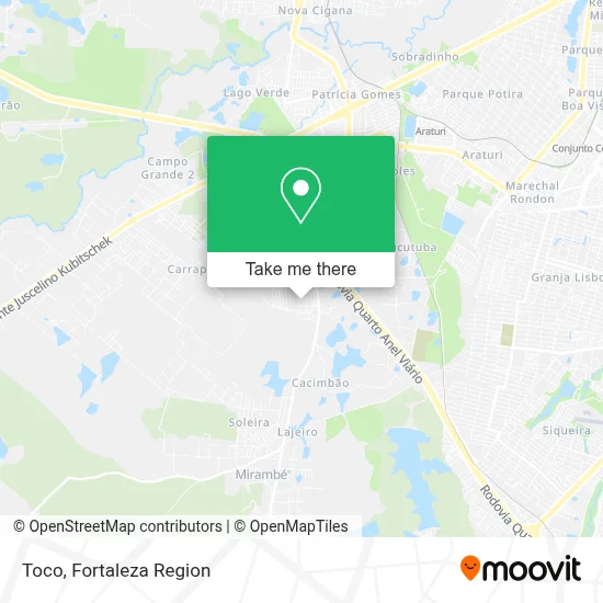 Toco map