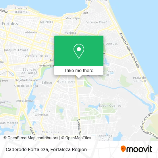 Caderode Fortaleza map