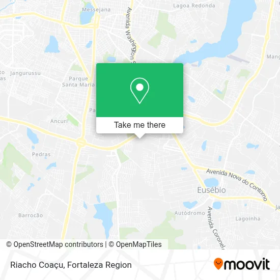 Riacho Coaçu map