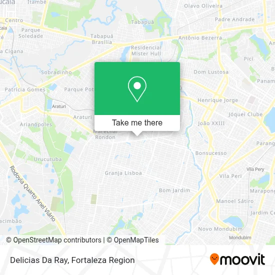 Delicias Da Ray map