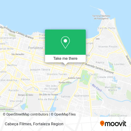 Cabeça Filmes map