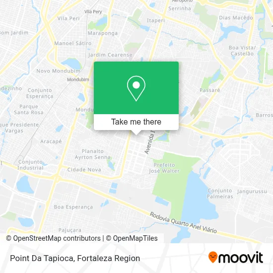 Point Da Tapioca map