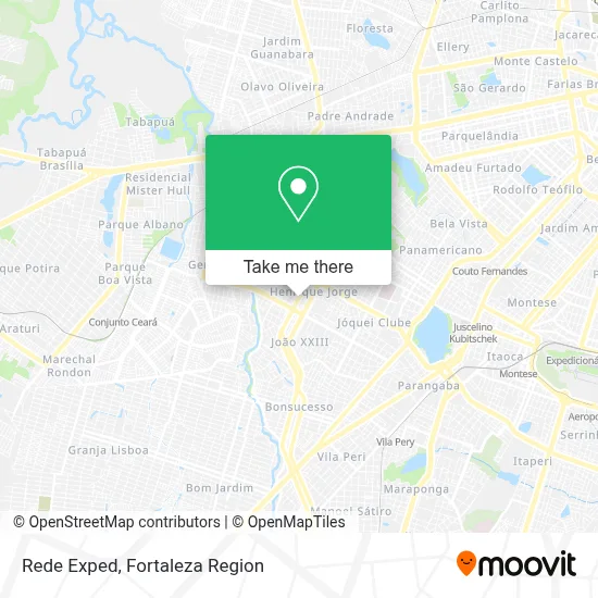 Rede Exped map