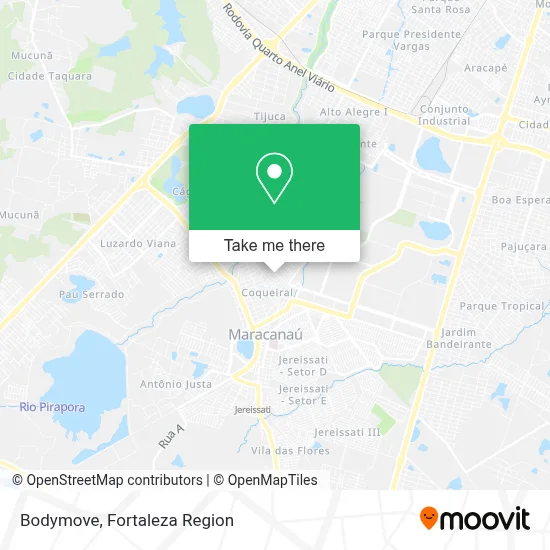 Bodymove map