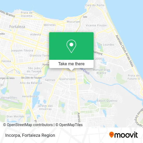 Incorpa map