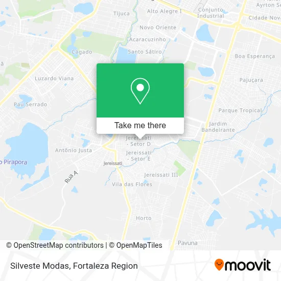 Silveste Modas map