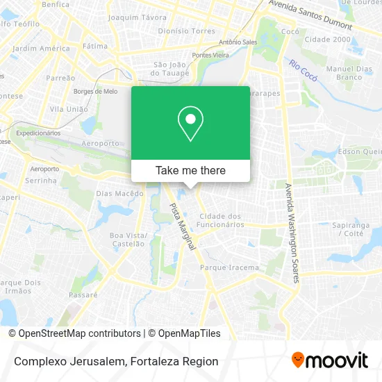 Complexo Jerusalem map