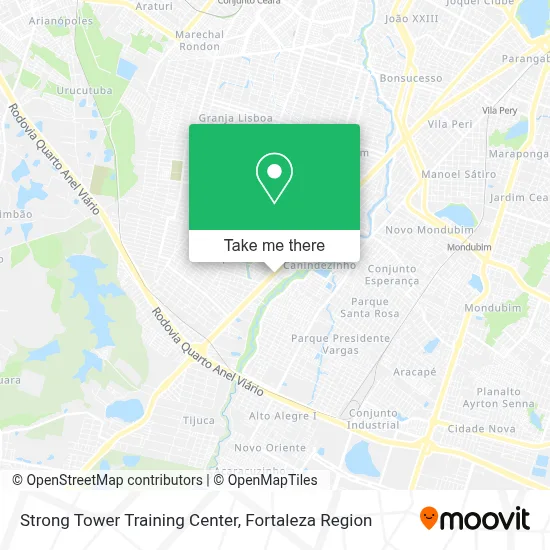 Strong Tower Training Center map