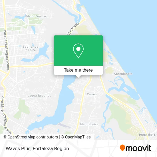 Waves Plus map