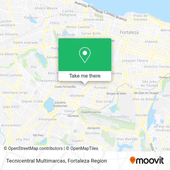 Tecnicentral Multimarcas map