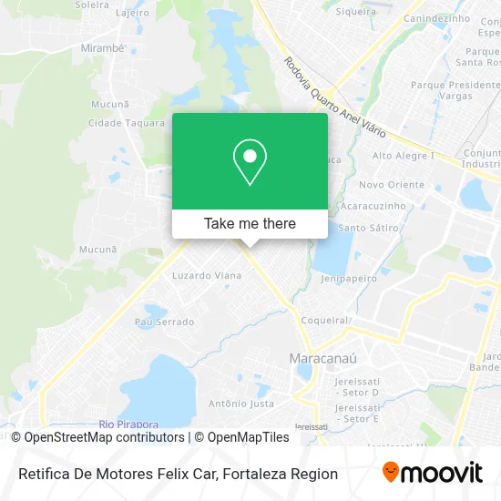 Retifica De Motores Felix Car map