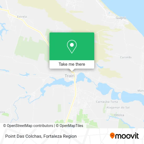 Point Das Colchas map
