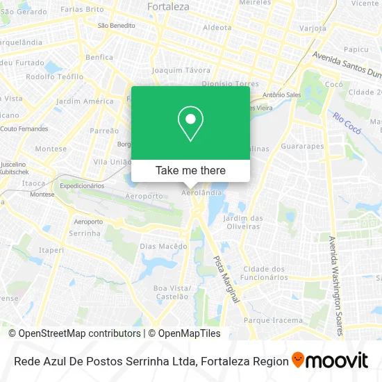 Rede Azul De Postos Serrinha Ltda map