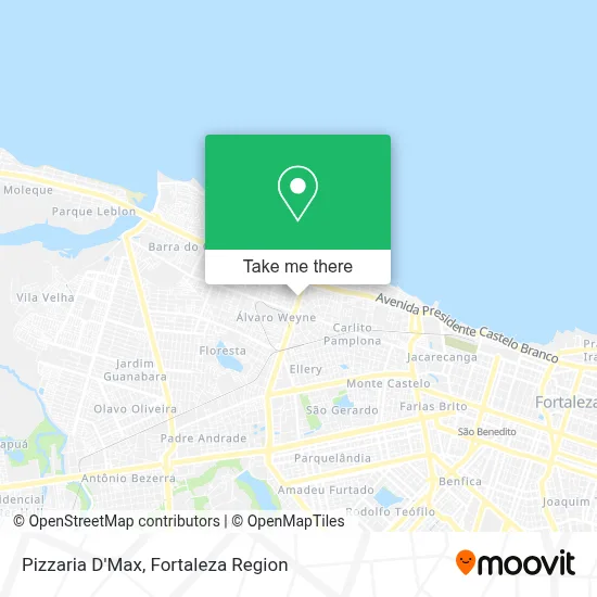 Pizzaria D'Max map