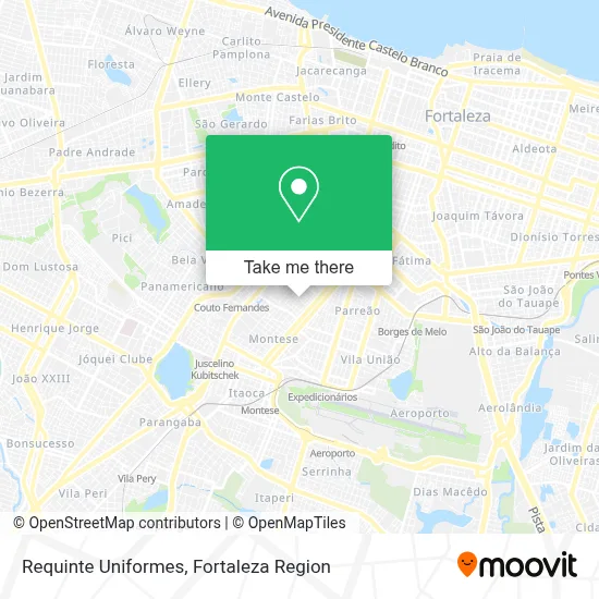 Requinte Uniformes map