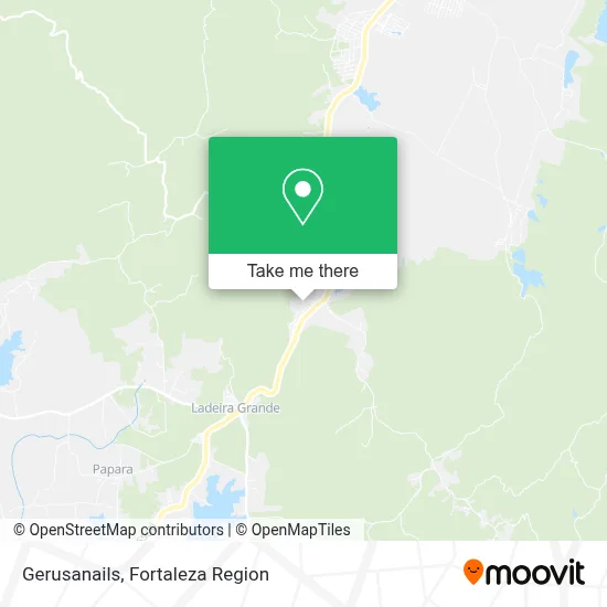 Gerusanails map