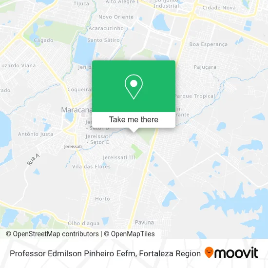Professor Edmilson Pinheiro Eefm map