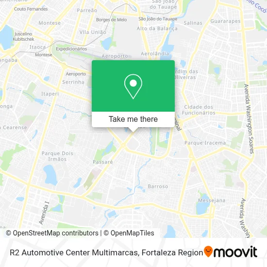 R2 Automotive Center Multimarcas map