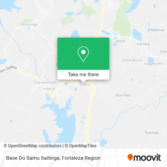 Base Do Samu Itaitinga map
