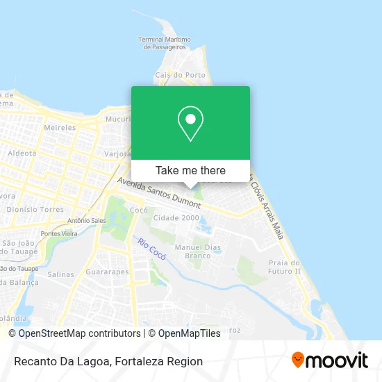 Recanto Da Lagoa map