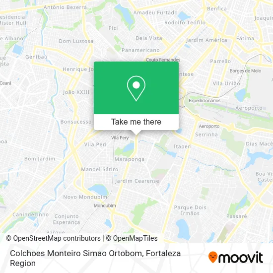 Colchoes Monteiro Simao Ortobom map
