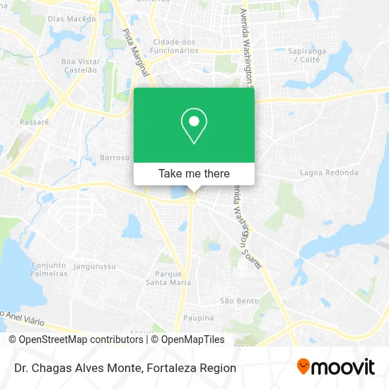 Dr. Chagas Alves Monte map