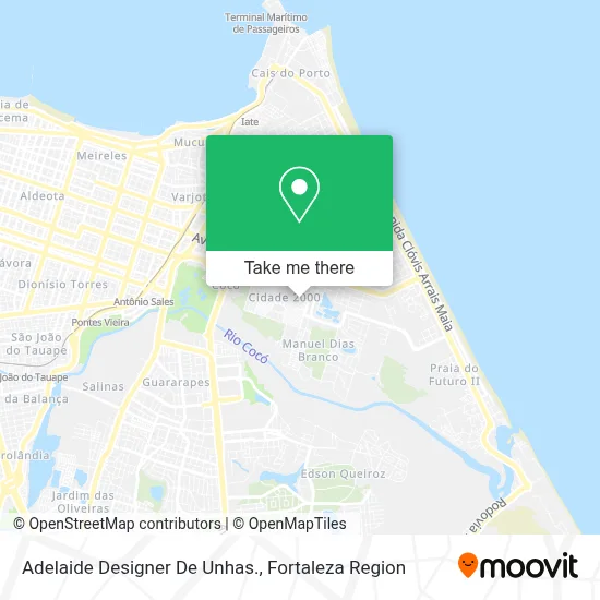 Adelaide Designer De Unhas. map