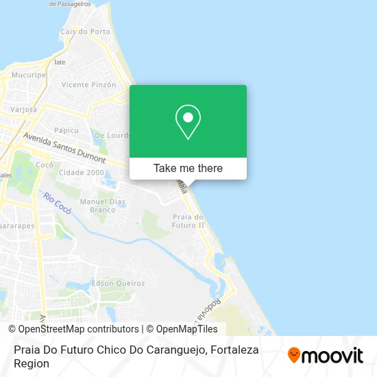 Praia Do Futuro Chico Do Caranguejo map