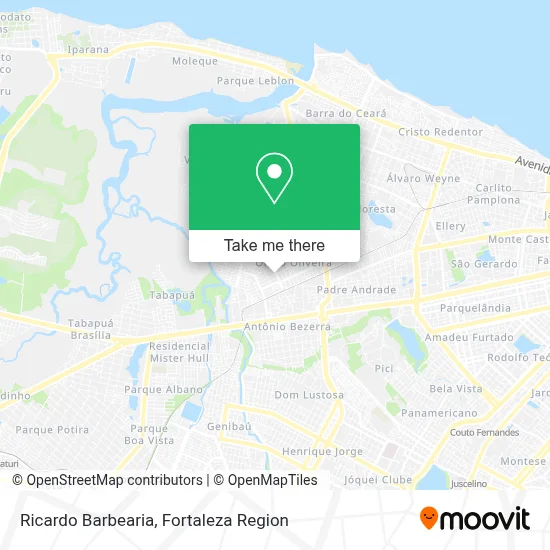 Ricardo Barbearia map