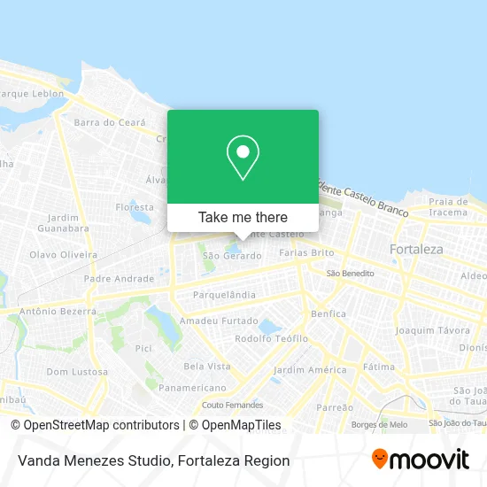 Vanda Menezes Studio map