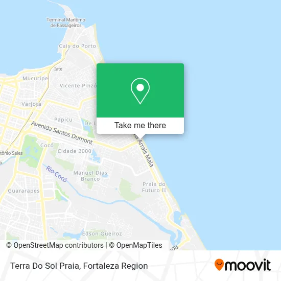Terra Do Sol Praia map
