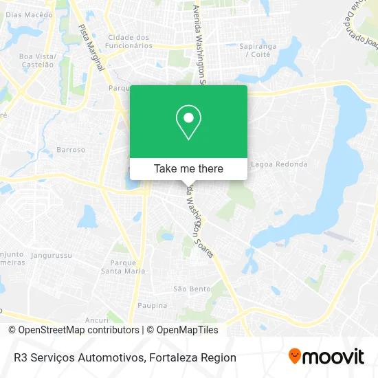 R3 Serviços Automotivos map
