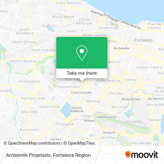 Ambiente Projetado map