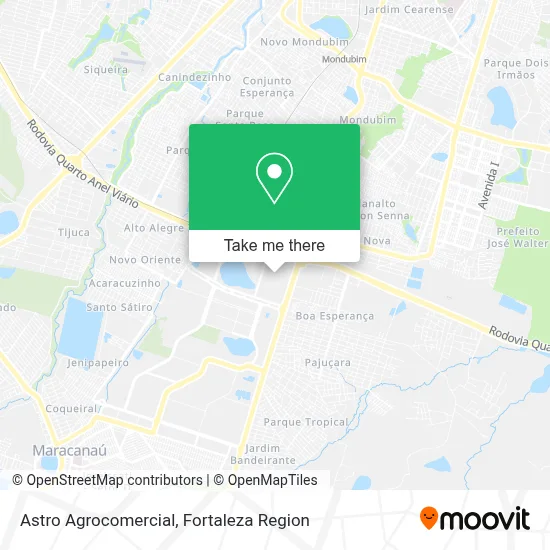 Astro Agrocomercial map
