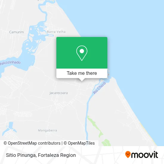 Sítio Pinunga map