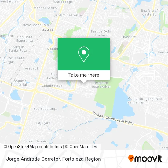 Jorge Andrade Corretor map