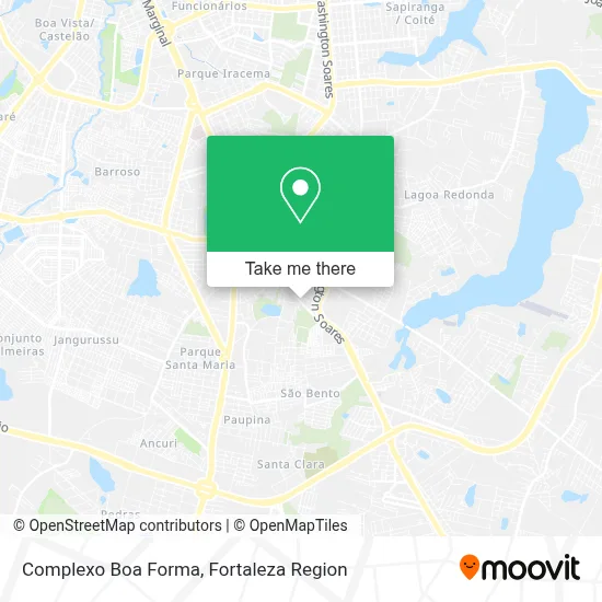Complexo Boa Forma map