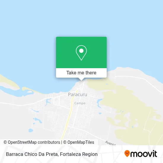 Barraca Chico Da Preta map