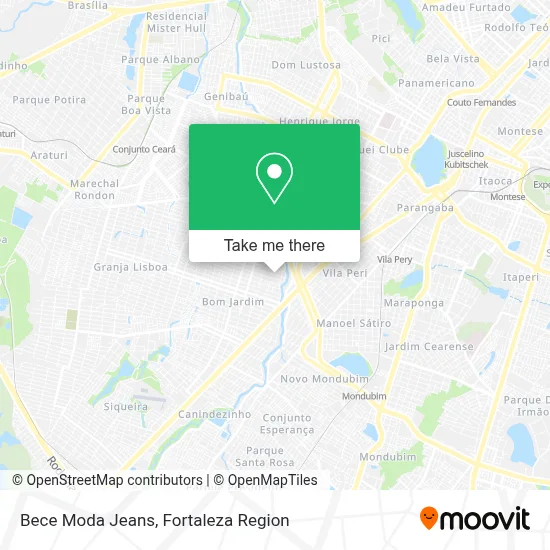 Bece Moda Jeans map