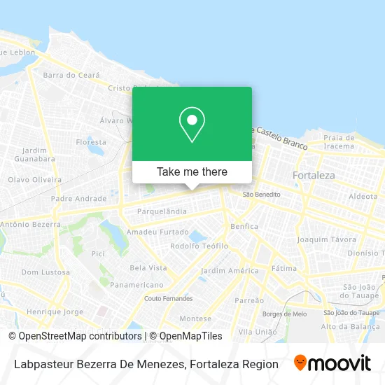 Labpasteur Bezerra De Menezes map