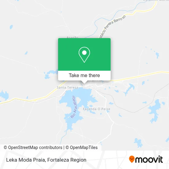 Leka Moda Praia map