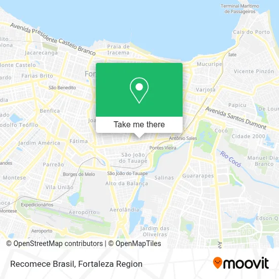 Recomece Brasil map