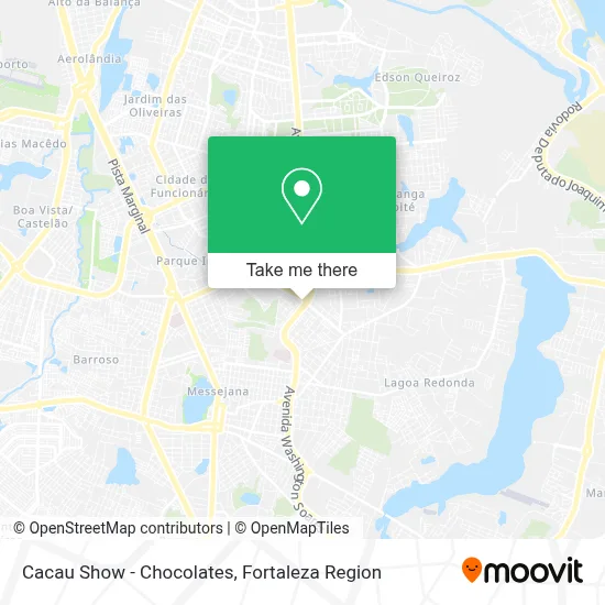 Cacau Show - Chocolates map