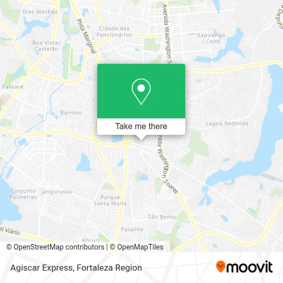 Agiscar Express map