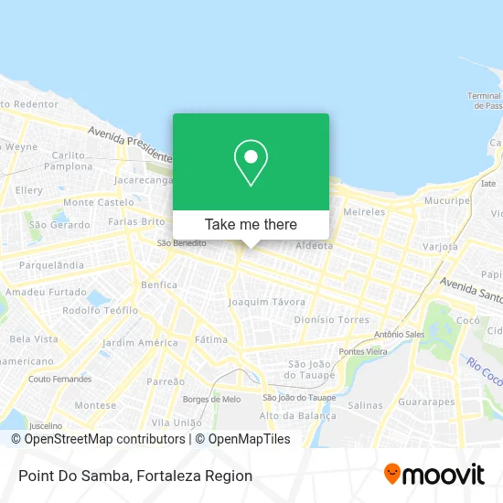 Point Do Samba map