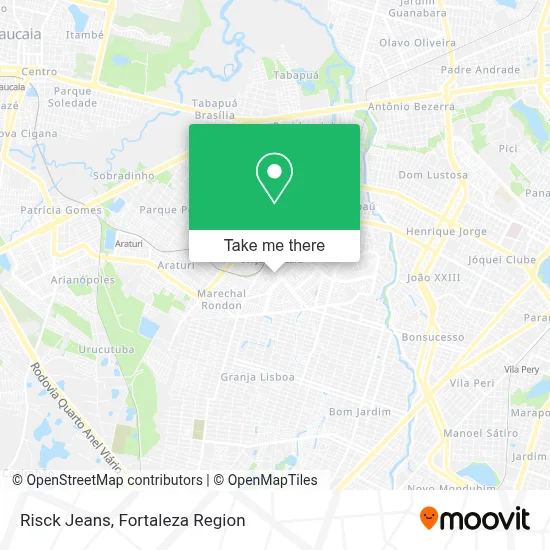 Risck Jeans map