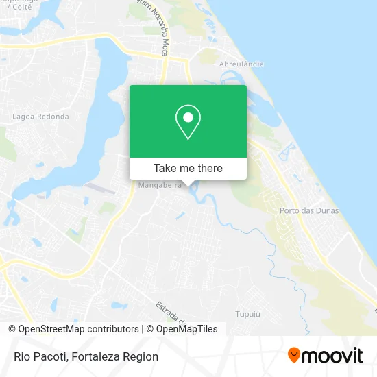 Rio Pacoti map