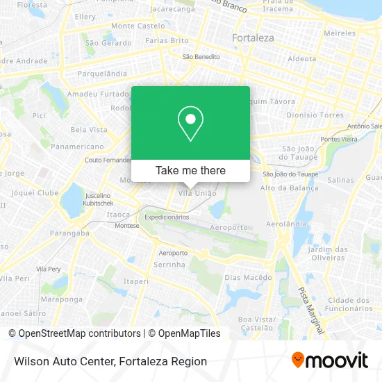 Wilson Auto Center map