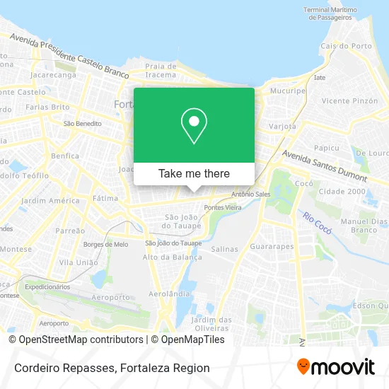 Cordeiro Repasses map