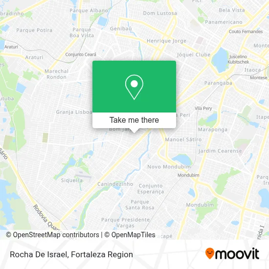 Rocha De Israel map